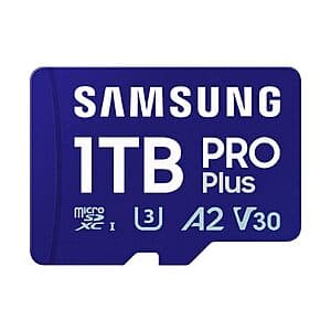 1TB SAMSUNG PRO Plus microSDXC Memory Card with SD Adapter $80 + Free Shipping