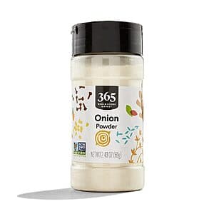 Prime Members: 2.43-Oz 365 by Whole Foods Market Onion Powder $1.65 w/ S&S + Free S&H
