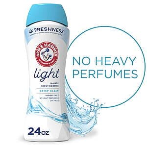 24-Oz Arm & Hammer In-Wash Scent Booster (Various) + $4 Walmart Cash from $5.45