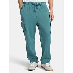 No Boundaries Men's Fleece 30" Inseam Cargo Jogger Pants (Various Colors) from $7.50
