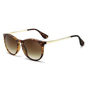 Sungait vintage-style round sunglasses with metal frames and dark lenses.