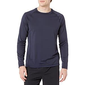 Amazon Essentials Men's Long-Sleeve Quick-Dry UPF 50 Swim Tee (Various, M-XXL) $5.90