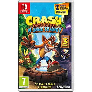 Crash Bandicoot video game cover art or product packaging.