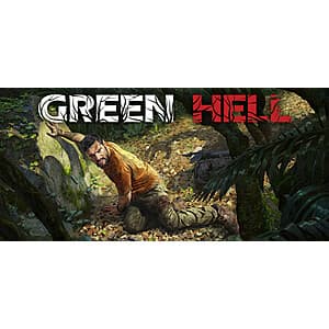 Green Hell Anniversary Edition game cover art or promotional image for the survival video game.