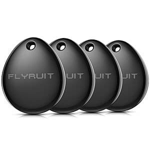4-Pk FLYRUIT Air Tracker Tags (iOS Only) $10