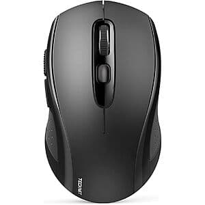 Tecknet 4000 DPI Bluetooth Wireless 2-in-1 Ergonomic Silent Mouse $7.20