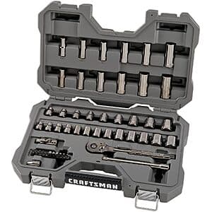 49-Pc Craftsman OVERDRIVE Mechanics Tool Set $55.65 + Free S&H