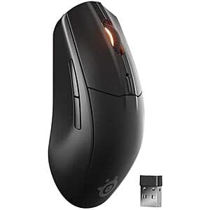 SteelSeries Rival 3 Wireless Bluetooth Gaming Mouse (Black) $29