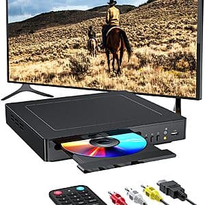 ELECTCOM PRO HDMI DVD Player $11 + Free Shipping w/ Amazon Prime