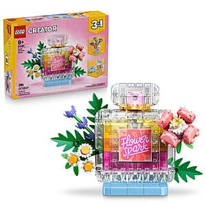 286-Pc LEGO Creator 3 in 1 Floral Decor Perfume Bottle Building Toy $24