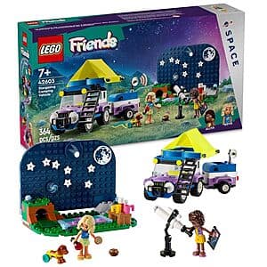364-Piece LEGO Friends Stargazing Camping Vehicle Adventure Toy Set $20 + Free Shipping