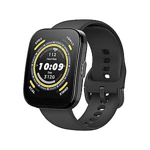 46mm Amazfit Bip 5 GPS Smart Watch (Black) $20 + Free Shipping w/ Prime