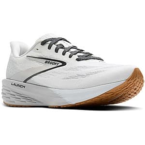 Brooks Men's or Women's Launch 11 Road-Running Shoes (White/Grey/Black) $83.85 + Free Shipping