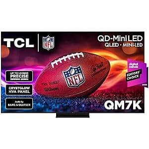 75" TCL 75QM7K 4K 144Hz Mini LED QLED TV $1000 + Free S&H
