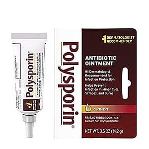 0.5-Oz Polysporin First Aid Topical Antibiotic Skin Ointment $3.20 w/ Subscribe & Save