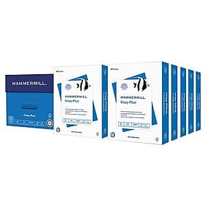 10-Ream Hammermill Copy Plus 8.5"x11" Copy/Printer Paper (92 Brightness) $37 + Free S/H