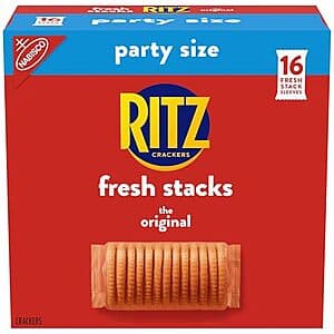 Select Accts: 23.7-Oz Ritz Fresh Stacks Original Crackers Snack Packs (16 Packs) $3.15 w/ S&S