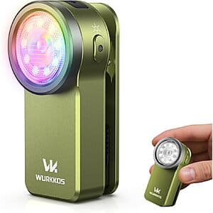 Wurkkos HD03 680 Lumen Rechargeable 95 CRI LED Clip Light (Green) $15.60