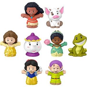 8-Pk Fisher-Price Little People Disney Princess Story Duos Figure Set $13.50