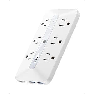 Anker 10-in-1 Wall Outlet Extender w/ Surge Protection & 20W Fast Charging $16