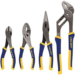 4-Piece IRWIN Tools Vise-Grip Pliers Set $33