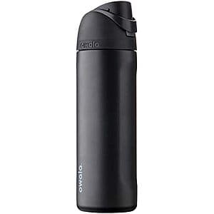 24-Oz Owala FreeSip Insulated Stainless Steel Water Bottles (Very, Very Dark) $22.50 & More