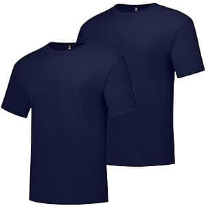 2-Pack Hanes Men's Beefy-T Heavyweight Cotton T-Shirt $7.90