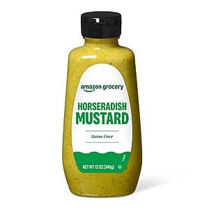 12-Oz Amazon Brand Happy Belly Horseradish Mustard $1.50 w/ Subscribe & Save