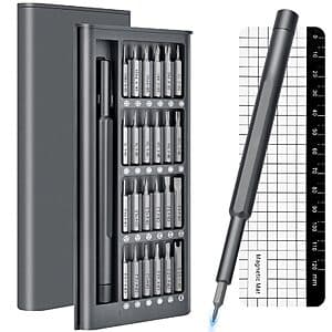 25-in-1 OEAGO Precision Screwdriver Bit Set w/ Magnetic Torx, Phillips, Hex Bits $3.35