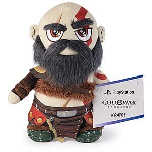 10" PlayStation God of War Ragnarok Kratos Plush Toy $5