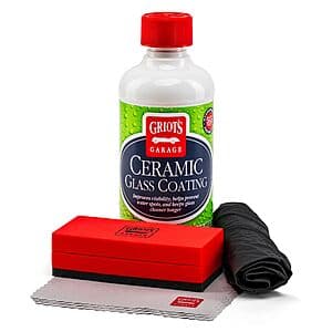 Griot’s Garage Ceramic Glass Coating Kit for Car Detailing $16