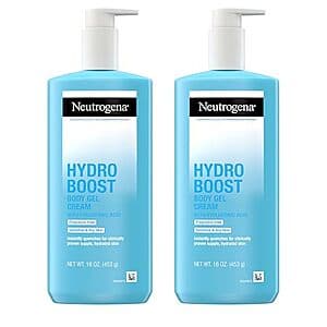 2-Pk 16-Oz Neutrogena Hydro Boost Body Gel Cream $8.45 w/ S&S