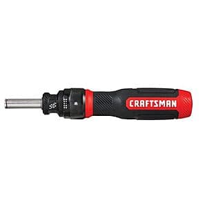 15-Piece Craftsman SpeedDrive Ratcheting Multi-Bit Screwdriver Set $15