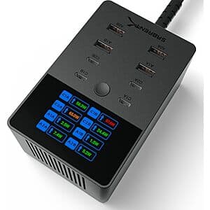 8-Port 252W Sabrent Voltik USB-A & USB-C PD 3.0 Charging Station $59.60 + Free S&H