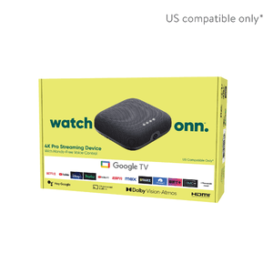 Onn 4K UHD Dolby Streaming Media Player with Google TV $39 + $5 Walmart Cash + Free Shipping