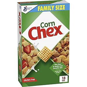 18-Oz Chex Gluten Free Breakfast Cereal (Corn) $2.85 w/ S&S & More