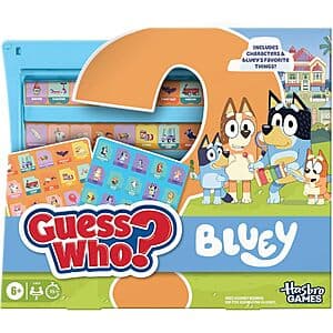 Hasbro Gaming Guess Who? Bluey Edition Board Game $13.30