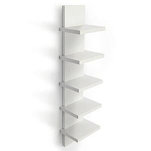 31" Bloddream 5 Tier Wall Vertical Column Small Floating Shelf Storage (White) $18 + Free Shipping w/ Prime