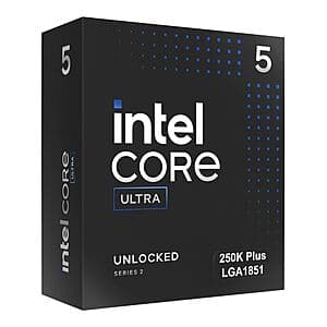 Intel Core Ultra 5 250K Plus LGA 1851 Unlocked Processor + 2x Intel PCDD Games $140 + Free Pickup Only