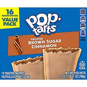 64-Count Pop-Tarts Breakfast Toaster Pastries (Frosted Brown Cinnamon Sugar) $13.41 w/ S&S + Free Shipping w/ Prime or $35+