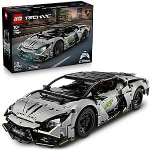 1135-Pc LEGO Technic Lamborghini Revuelto Super Sports Car Toy w/ Remote Control $157 + Free S&H
