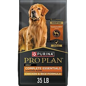 First Autoship Order: 35-lb Purina Pro Plan Dog Food (Chicken & Rice Formula) $37.25 + Free Shipping & More