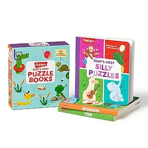 3-Book Highlights Baby's First Puzzle Interactive Board Books Set (Hardcover) $9.45