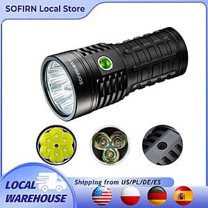 Sofirn Q8 Plus 16000lm USB-C Rechargeable XHP50B Flashlight (6000K-6500K) $40.90 + Free S&H