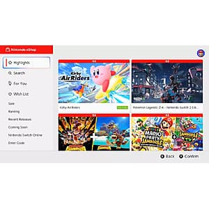 Groupon: $20 Nintendo eShop eGift Card $17.45 & More