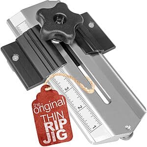 Peachtree Woodworking Supply Thin Rip Jig Table Saw Jig w/ 3/4" x 3/8" Miter Slots $17.50