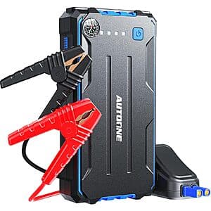 AUTOONE 8000mAH Portable 4000A Car Jump Starter & Power Bank $18 + Free Shipping
