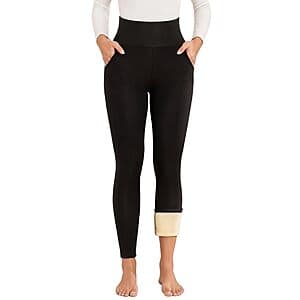 Mincib Women's Fleece Lined Thermal Leggings (3 Colors) $15