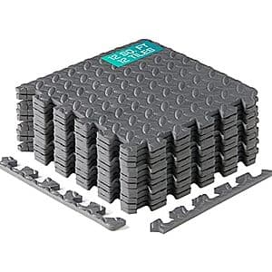 12-Ct Yes4All EVA Foam Interlocking Floor Padding Mats (7/16" Thick, 11 sq ft) $12.85