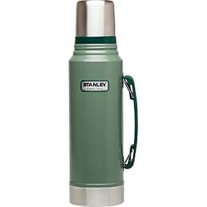 1.1-Quart Stanley Classic Vacuum Bottle w/ Handle (Hammertone Green) $23